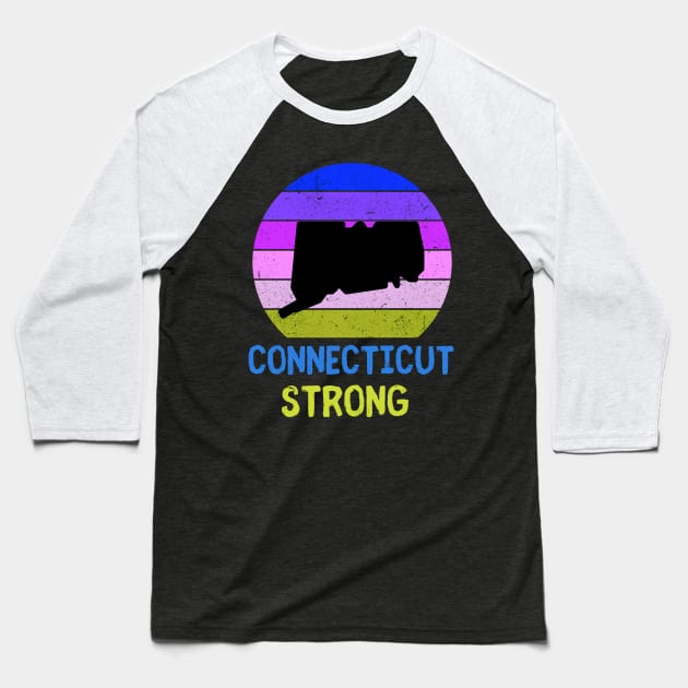Connecticut Strong Baseball T-Shirt by E.S. Creative